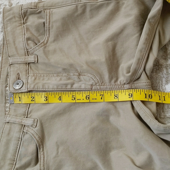 American Eagle Hi-Rise Jegging Super Stretch Jeans 0 Brown Tan - Picture 11 of 15